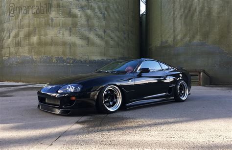 Transmission options are 4 and 5 speed automatic. #toyota #supra #mkiv #mk4 #slammed #stance #blackout ...