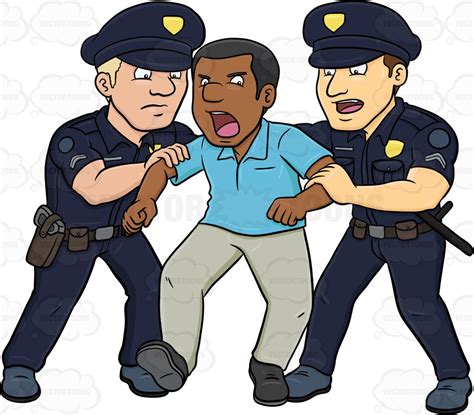 Black Man Getting Arrested Clipart 20 Free Cliparts Download Images
