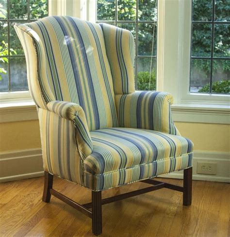 With their high backs, winged sides and scroll arms, the wing back chair combines classic style with supportive comfort. Image result for blue and green wing back chair | Chair ...