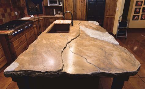 Ashby Bilevel Concrete Countertops are what they Seam | Concrete Decor