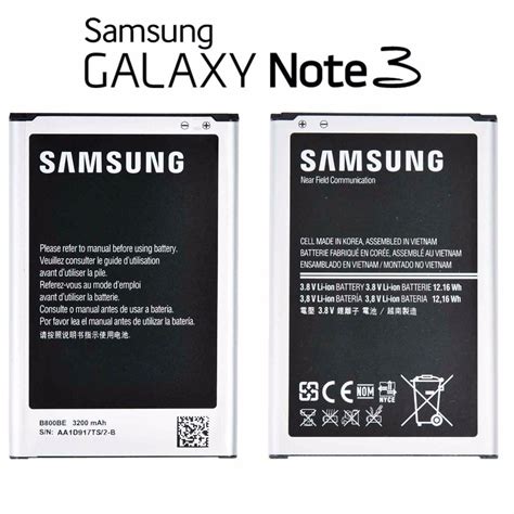 Buy 100 Original Samsung Galaxy Note 3 Iii 3200 Mah