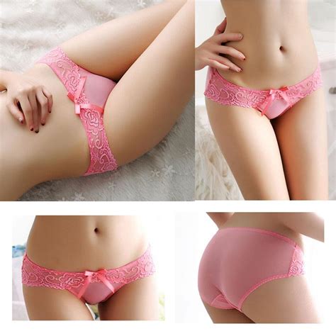 2021 fashion female sexy panties cotton lace sheer colorful underwear seamless cute girls bow