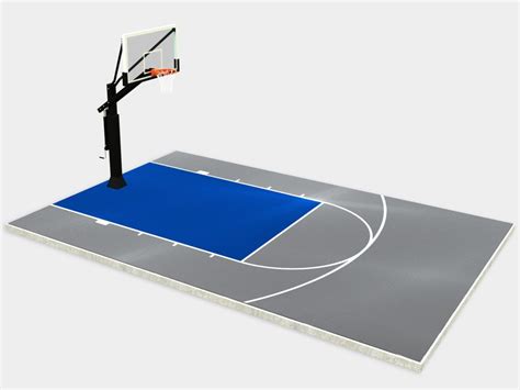 20 X 30 Basketball Court Backyard Court Backyard Basketball