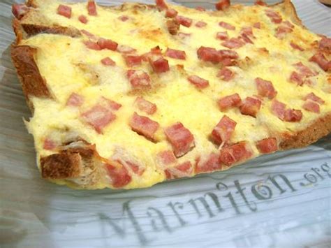 Quiche sur pain de mie Recette de Quiche sur pain de mie