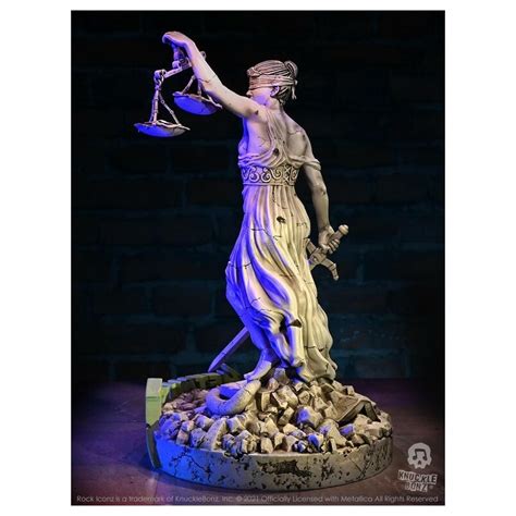 Rock Iconz On Tour Metallica Lady Justice Statue