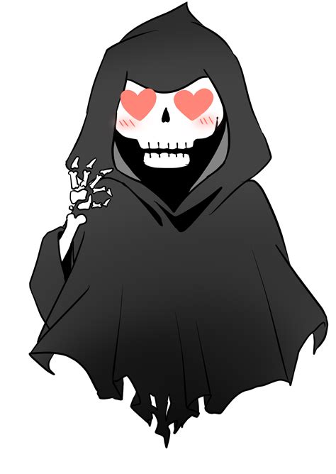 Commission Chibi Grim Reaper2 By Bunnyhana On Deviantart