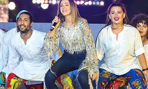 egyptian donia samir ghanim performs at afcon closing ceremony egypttoday
