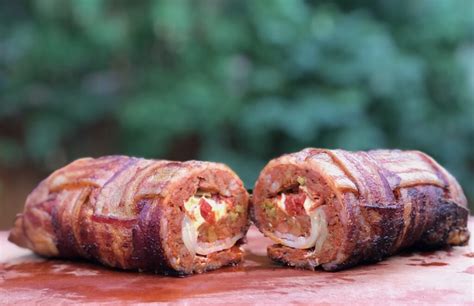 Smoked Bacon Wrapped Meatloaf Cooking Sessions