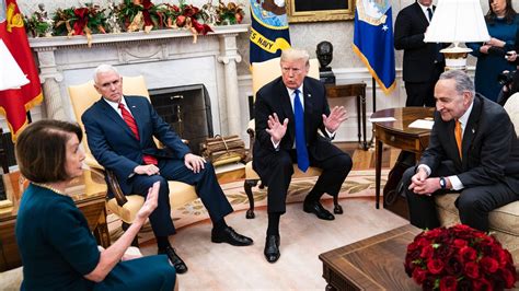Fact Checking Trump Pelosi And Schumers Oval Office Showdown The