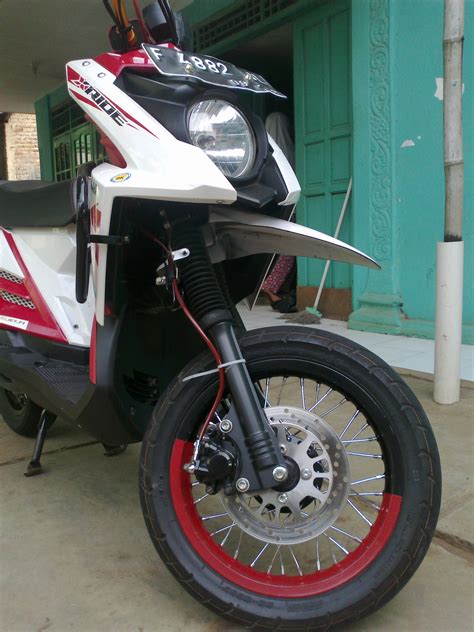 Modif X Ride jadi Supermoto. – viwimoto.com