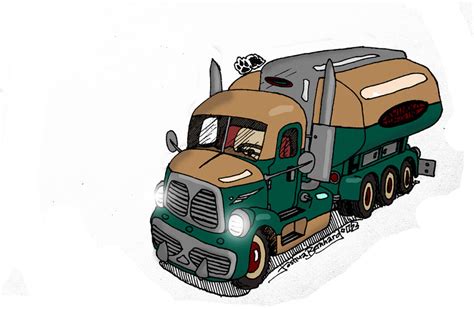 Dieselpunk Truck Ii By Silverwolvesforever On Deviantart