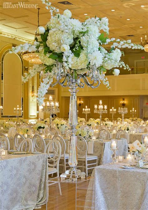 An Elegant White Wedding Reception Elegantweddingca