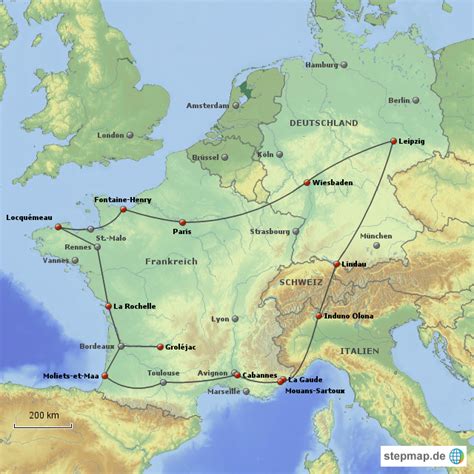 Näheres siehe im wikipediaartikel frankreichw. StepMap - Deutschland Frankreich Übersicht - Landkarte für ...