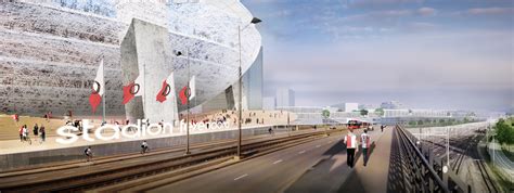 The new feyenoord stadium—proposed by oma, feijenoord stadium, and the feyenoord football . Gallery of OMA's Feyenoord City Masterplan and Stadium ...