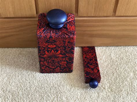 Door Stop Solid Oak Unique Handcrafted Colourful Stylish Etsy