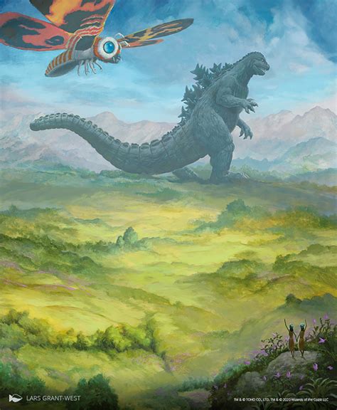 Maybe you would like to learn more about one of these? Magic The Gathering Godzilla lands, HD artwork shared - SlashGear