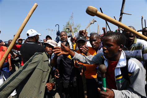 By sunday morning, riots, which were sparked by the. South African Labor Unrest in Mining Deepens - The New ...