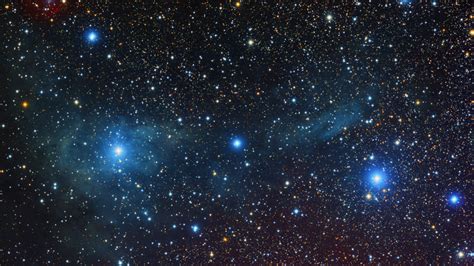 Blue Supergiants In The Night Sky Image Free Stock Photo Public