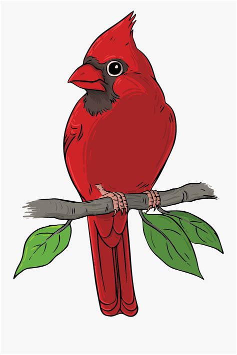 Red Bird Cartoon Free Transparent Clipart Clipartkey