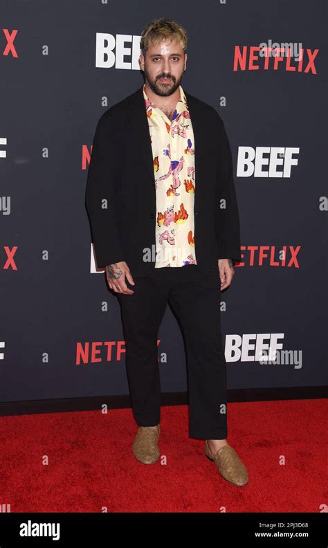 Bobby Krlic Arriving To Netflixs Beef Los Angeles Premiere Held At