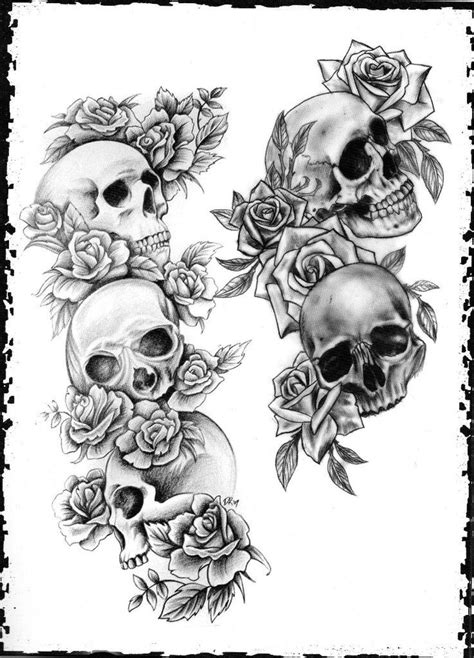 Pin By Jon Ferreira Tattoo On Cr Nios Skull Tattoo Design Cool Skull Drawings Skull Tattoos