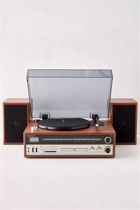 Crosley 1975t Record Player With Speakers Shelf System Record Player
