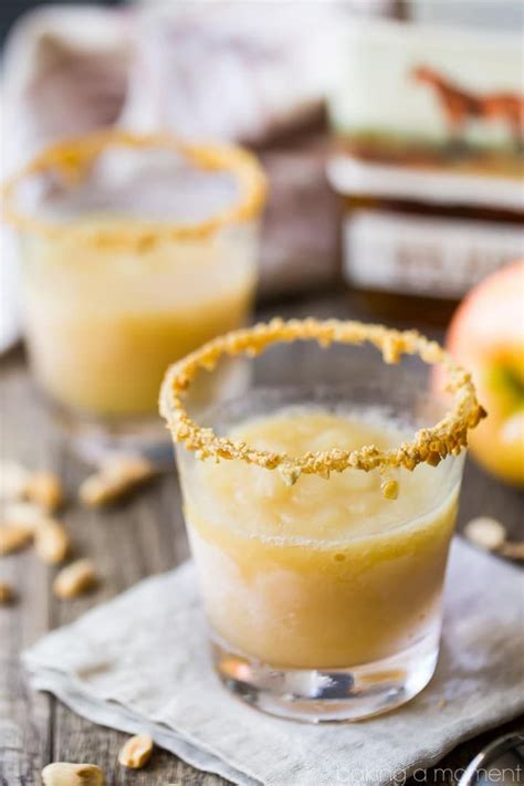 Caramel Apple Bourbon Slush Made With Real Apples And Apple Cider Buttery Caramel And Toasty