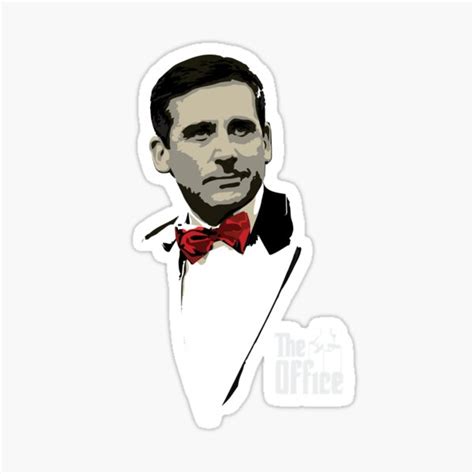 The Office Godfather Michael Scott Sticker For Sale By Patriciamosser