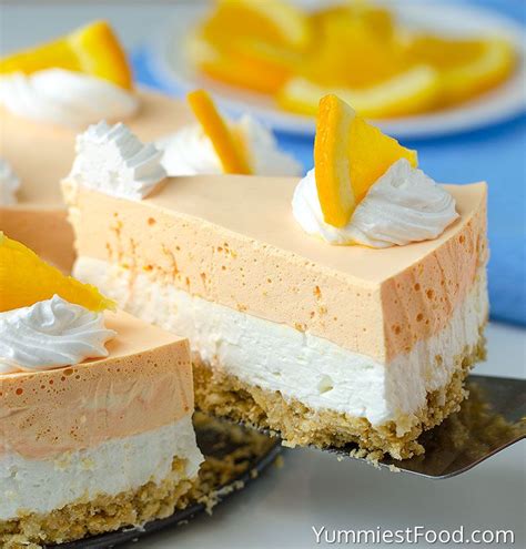 No Bake Summer Orange Creamsicle Cheesecake Recipe From Yummiest Food