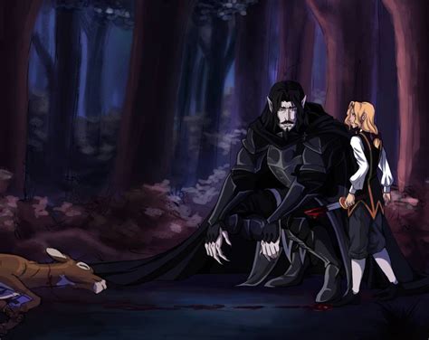 Castlevania Dracula And Alucards Hunting Lesson By Crimson Tangerine