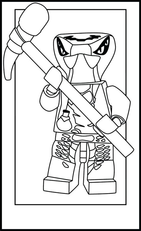 Ninjago Coloring Pages Golden Ninja At Free