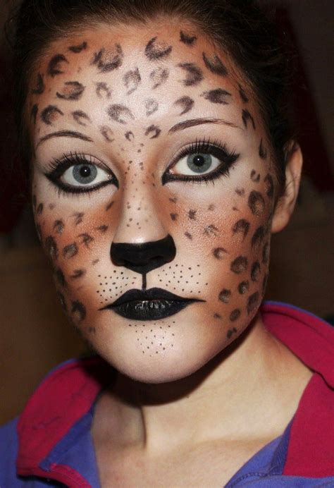 Dramatic Face Makeup Leopard Makeup By ~creativemakeup On Deviantart Leopard Makeup Halloween