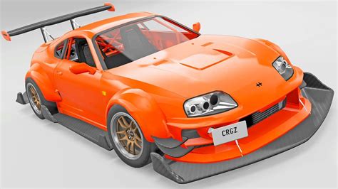 Toyota SUPRA Mod UPDATED New Config S CRASHES BeamNG Drive Car Mod YouTube