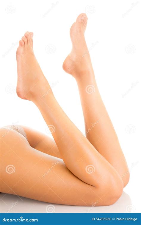 Closeup Of Beautiful And Soft Woman S Legs Stock Photo Image Of Long