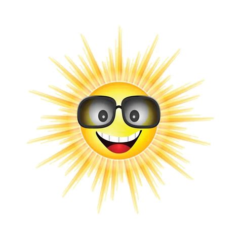 Sol Sonriente De Dibujos Animados — Vector De Stock © Cgart 13670431