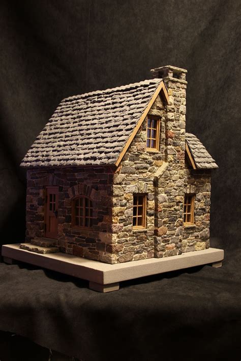 Miniature Stone Cottage By Pedro Davila66 Miniature Model Miniature