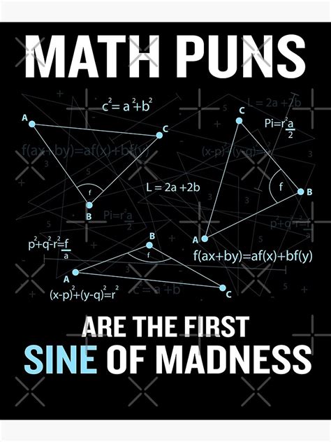 Funny Math Pun Calculus Geometry Teacher Gag T Poster For Sale By Japaneseinkart Redbubble