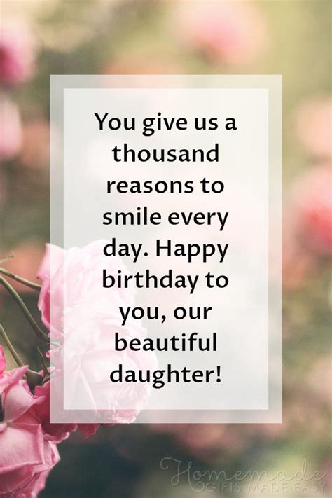 I cannot wait to see your sweetest smile, it. 100 Happy Birthday Daughter Wishes & Quotes for 2021