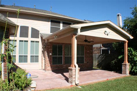 Patio Cover In Houston Gable Roof Hhi Patio Covers