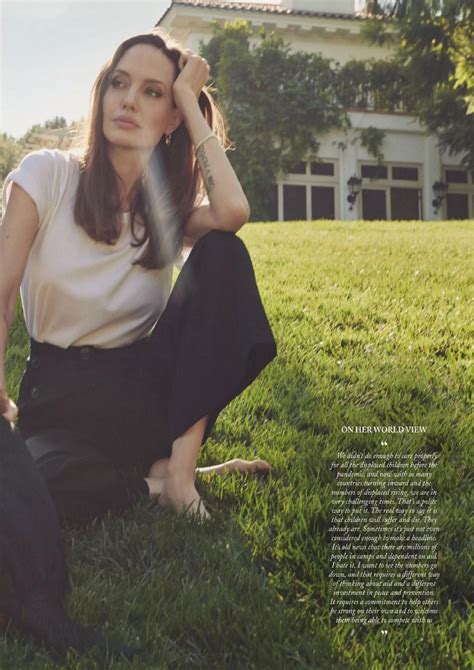 Angelina Jolie In Vogue Magazine Uk March 2021 Issue Hawtcelebs