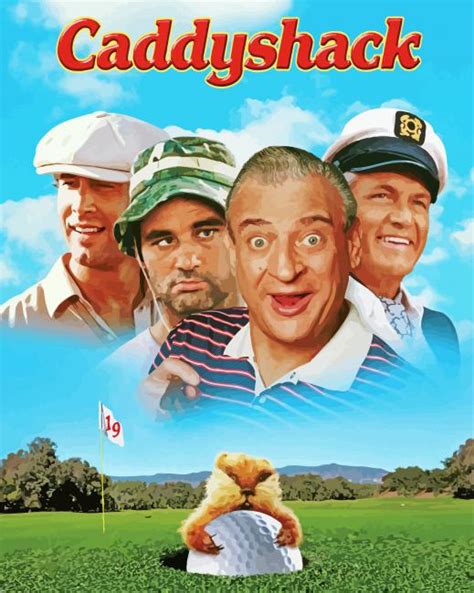 Caddyshack Poster 5d Diamond Painting Diamodpaintingsale