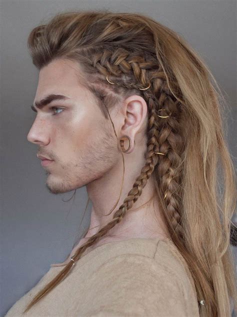 We assume boys should have short hair and wear blue instead of pink. 10+ Modern Long Hairstyles For Men | Long hair styles, Viking hair, Hair styles