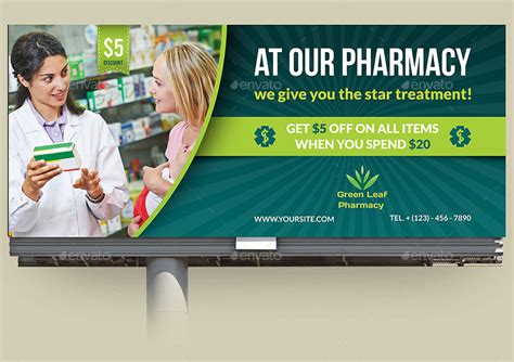 Pharmacy Billboard Template Vol2 By Owpictures Graphicriver