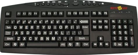 Laptop keyboard with russian and english layout, concept of it and modern technologies. Keys-U-See Large Print Keyboards - Large Print & Large Key ...