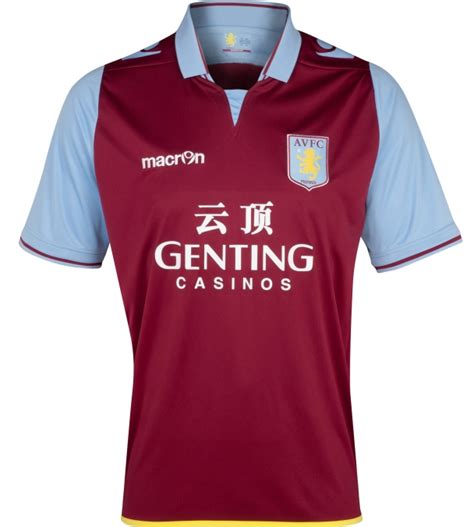 Shop the hottest aston villa football kits and shirts to make your excitement clear this football fanatics is the only destination for the best aston villa football kits, apparel, and much more. New Aston Villa Kit 2012-2013- Macron Aston Villa Home ...