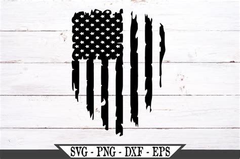 119 Vertical Distressed American Flag Svg Cut Files Free Download