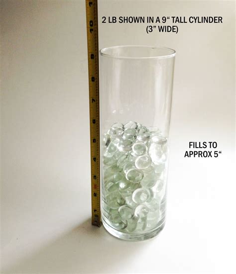 Vase Filler Gems Clear Flat Glass Marbles Vase Filler Glass Etsy Australia
