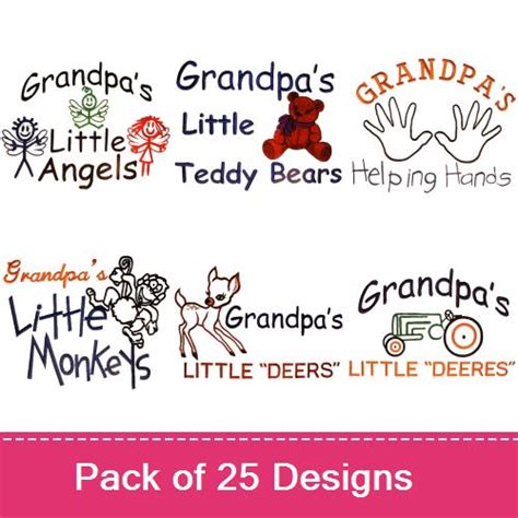 Grandpa Package Embroidery Designs Annthegran