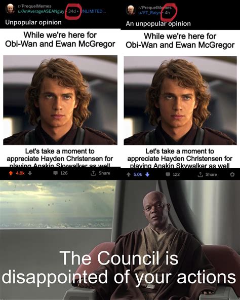 Disappointed Of You Guys Rprequelmemes Prequel Memes Know Your Meme