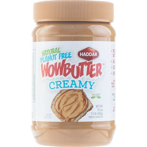 Haddar Kosher Natural Peanut Free Wow Butter Creamy 0